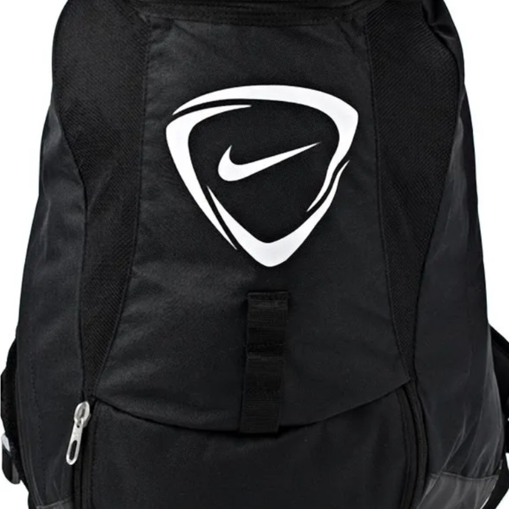 Nike Black Backpack with White Logo